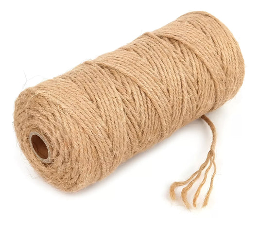 Rollo Yute Hilo Sisal 3mm X300mt Hilo Cometa Ovillo
