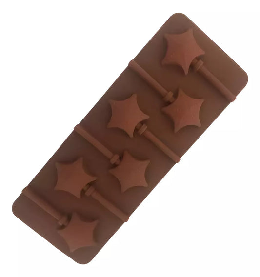 Molde De Silicona Para Chupetines Forma Estrella de Mar