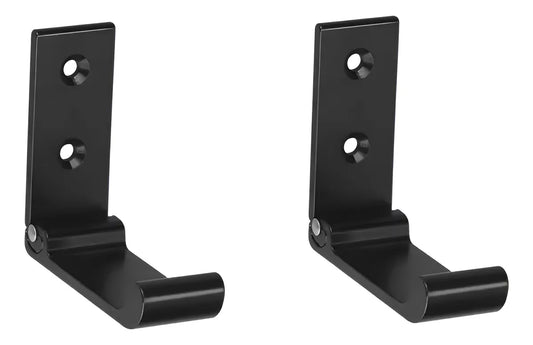 Set X2 Gancho De Pared Perchero Varios Colores Plegable NEGRO
