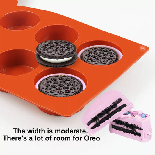 Molde Silicona Circulo Ideal Para Bañar Galletitas Alfajores