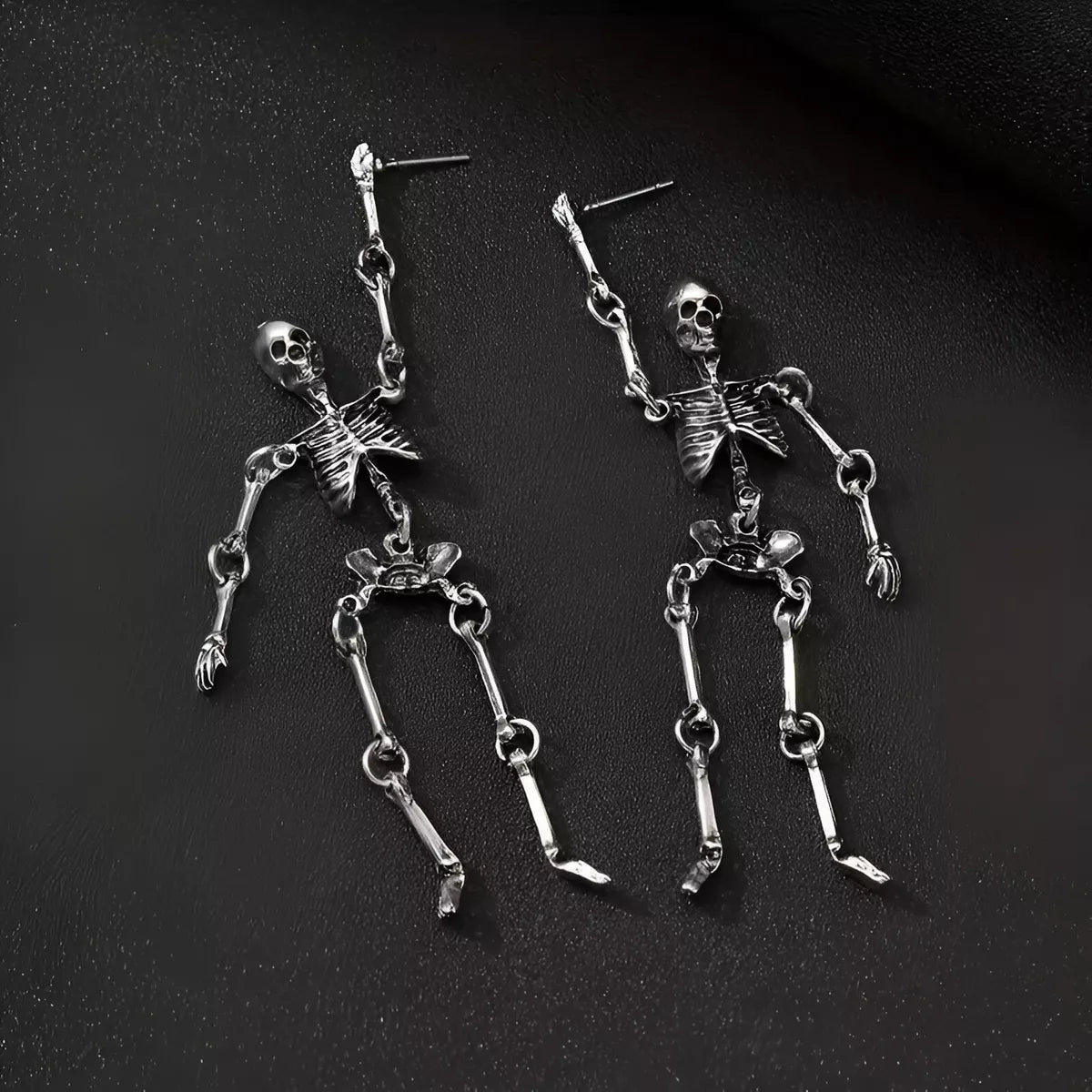 Pendientes Colgantes De Calavera Originales Halloween Chasco