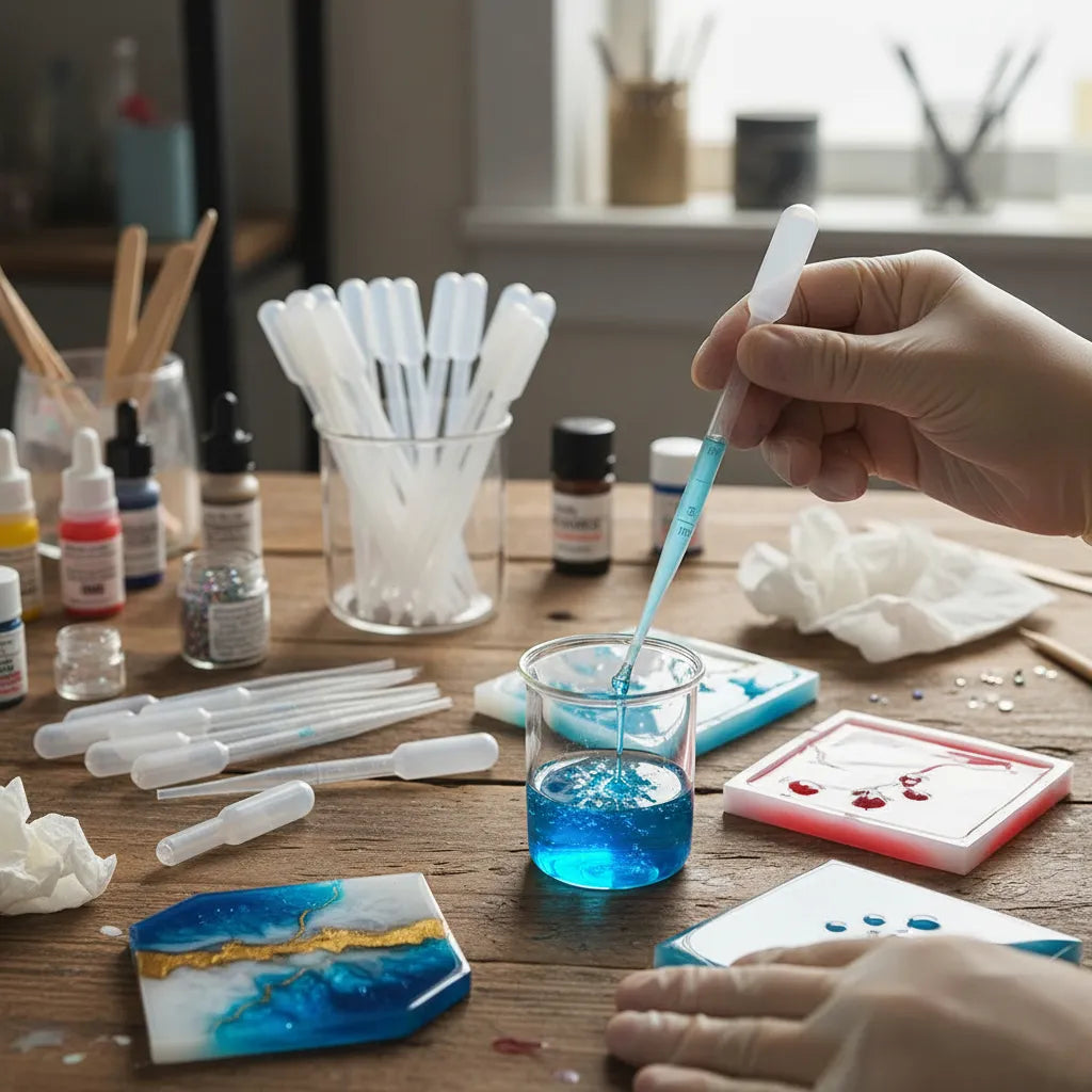 20 Pipetas 3ml Para Resina Epoxi Cera De Soja Velas Arte