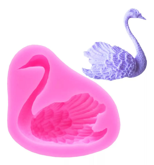 Molde Silicona Cisne Decoracion Tortas Fondant Antiadherente R-020