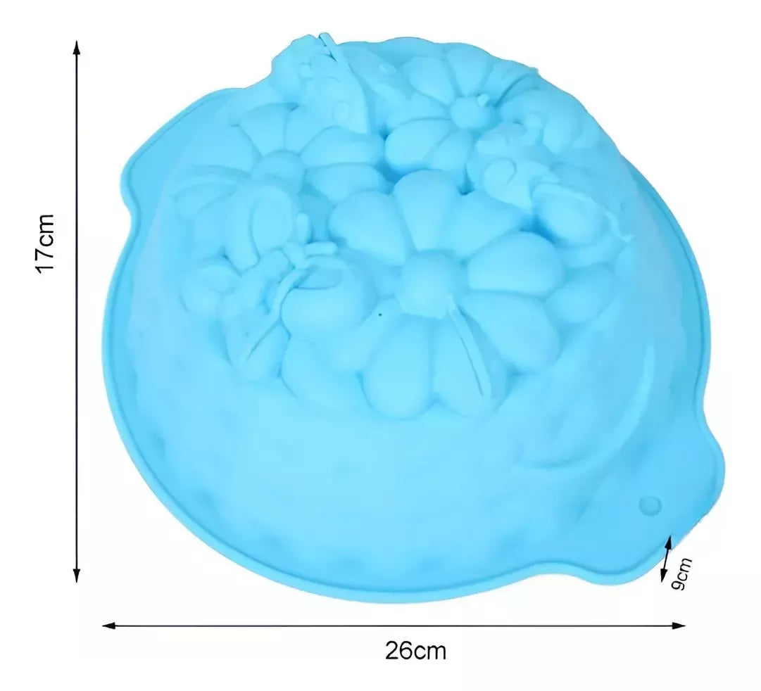 Molde De Silicona Para Torta Vaquitas De San Antonio Canasta GRANDE