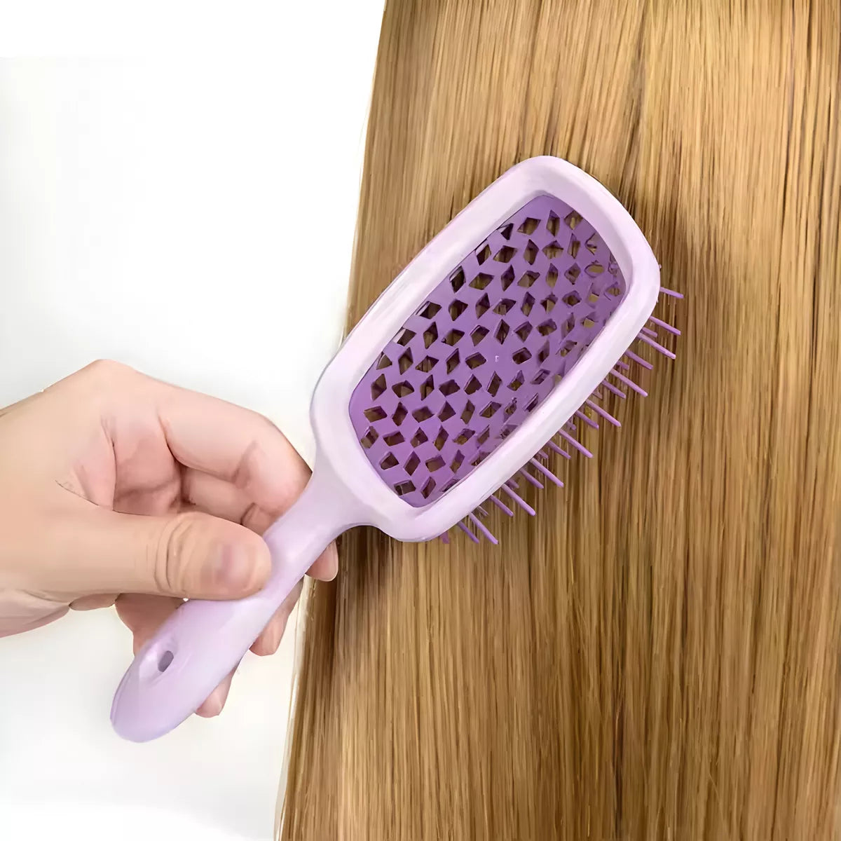 Set De Peine Clips Masajeador Pulverizador Colitas Y Estuche