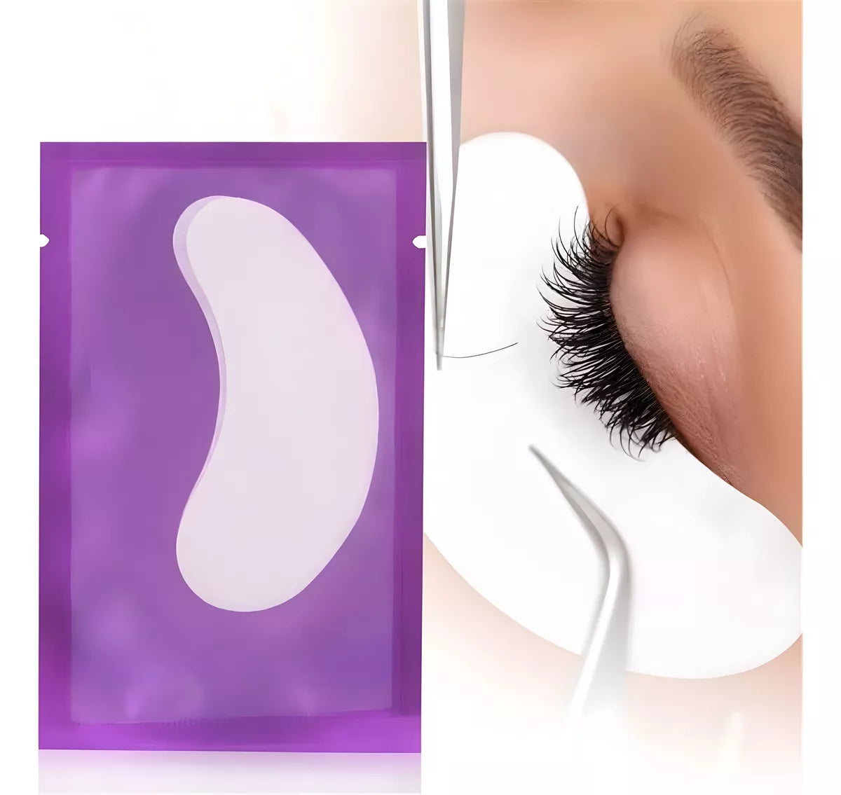 20 Parches Hidrogel De Colágeno Ojeras Colocacion Pestañas