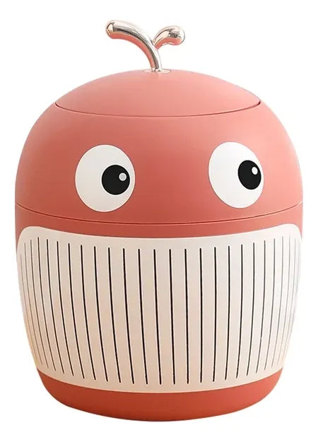 Papelera De Escritorio Con Ojos Muñeco 3.5l Multifunción