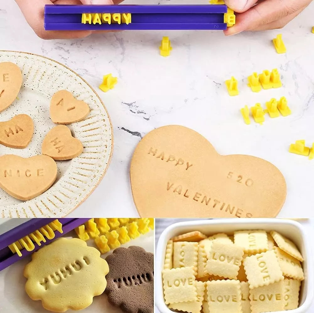 Cortante De Galletas Marcador Numeros Y Letras