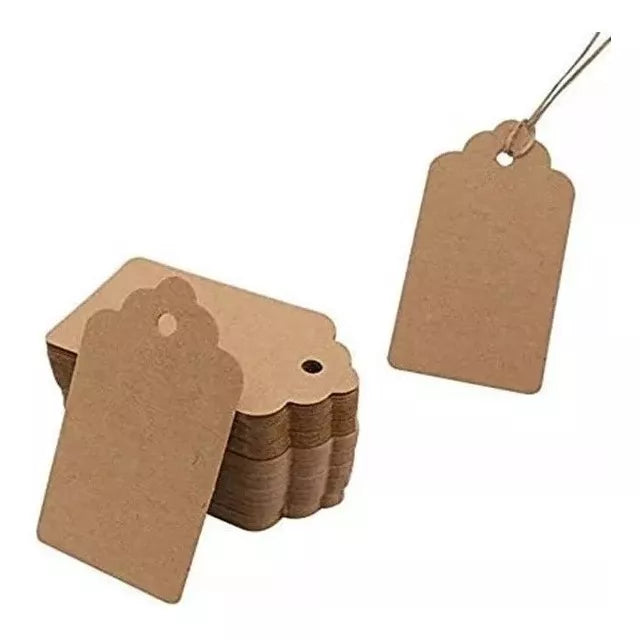 Etiqueta Kraft Lisa 350g 50 unidades