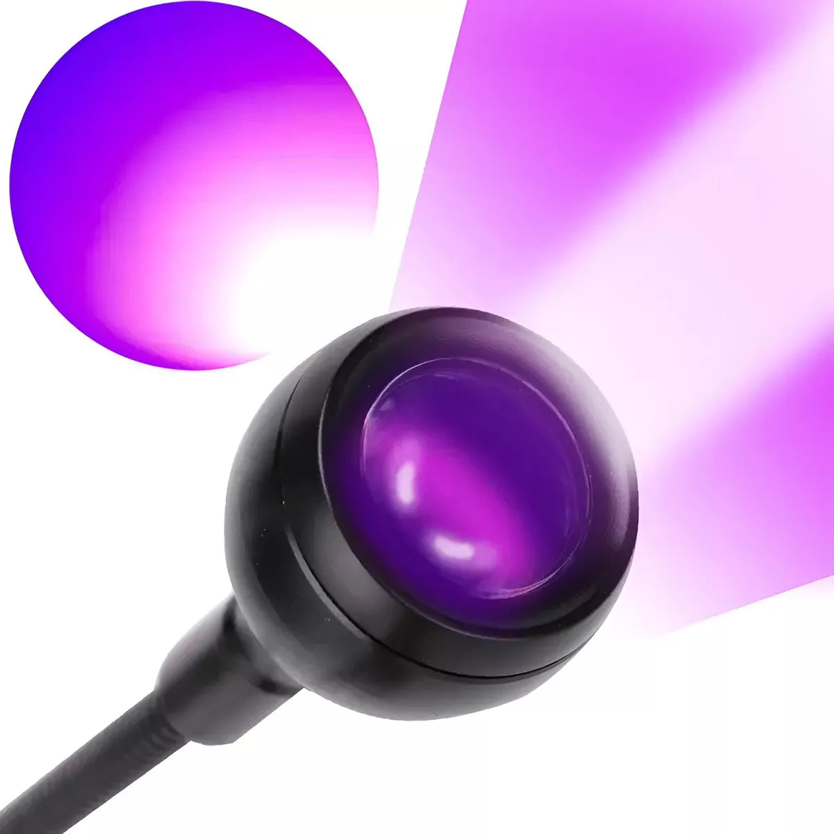 Lampara Led Para Uñas Uv Secado Uñas Practica De Escritorio NEGRA