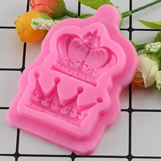 Moldes Silicona Corona Tiara Antiadherente Fondant  SKU R-007