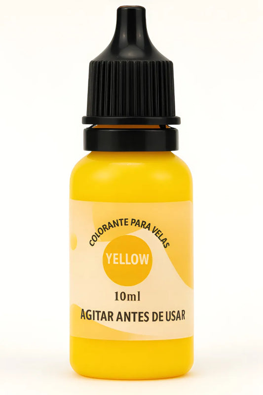 Colorante Concentrado Velas Jabones Manualidad 10ml Amarillo