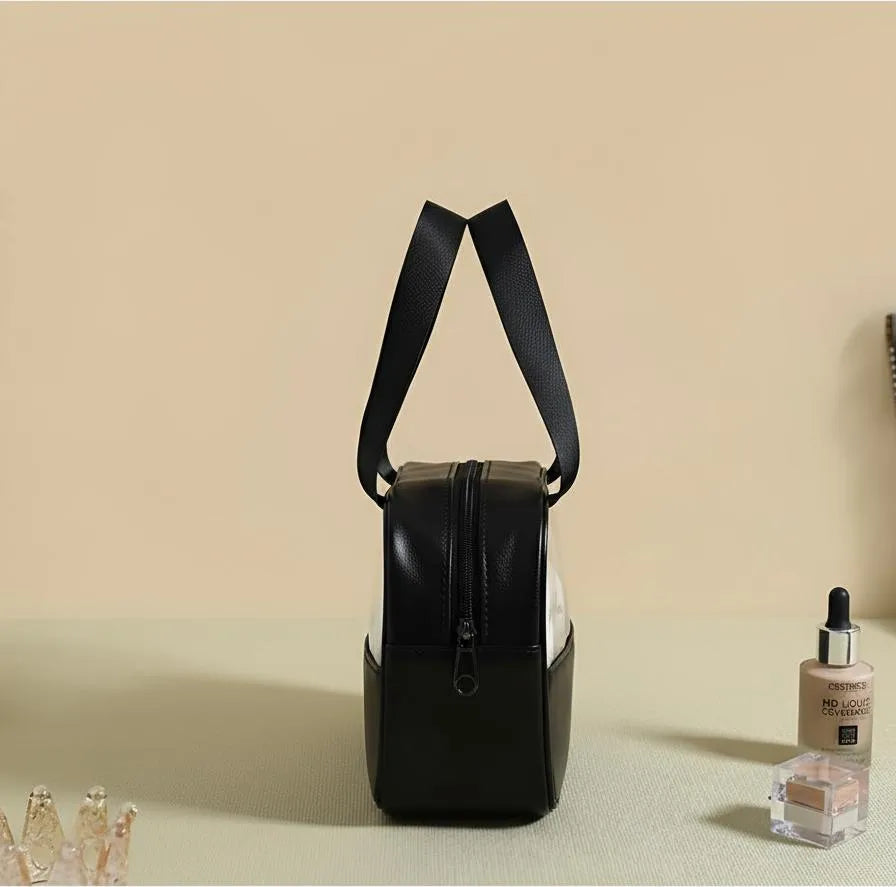 Neceser Estuche De Viaje Elegante Ideal Cosméticos NEGRO FEDE ADELANTE 01