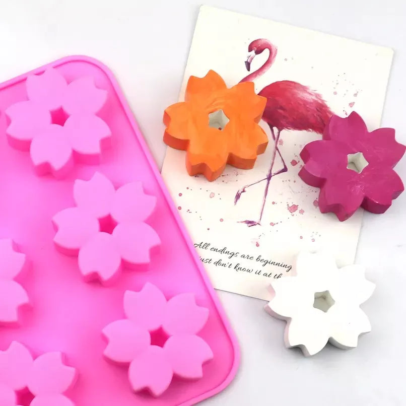 Moldes De Silicona Para Brownies Forma Flor