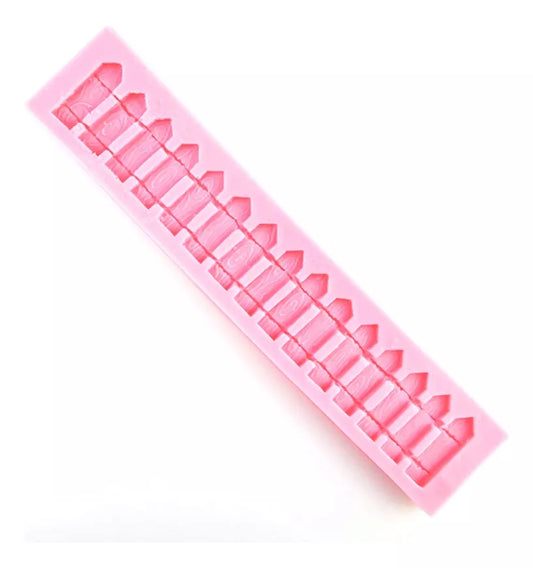Set 2 Moldes Silicona Cerco Granja Animales Antiadherente R-007