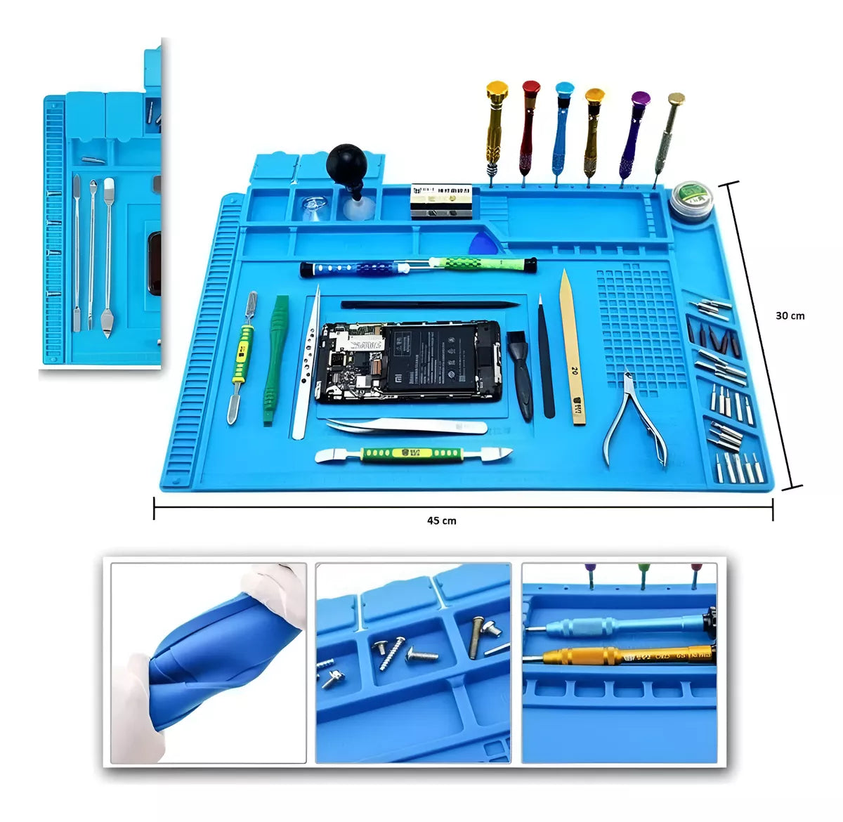 Silicona Antiestática Mesa De Trabajo Reparación Celulares