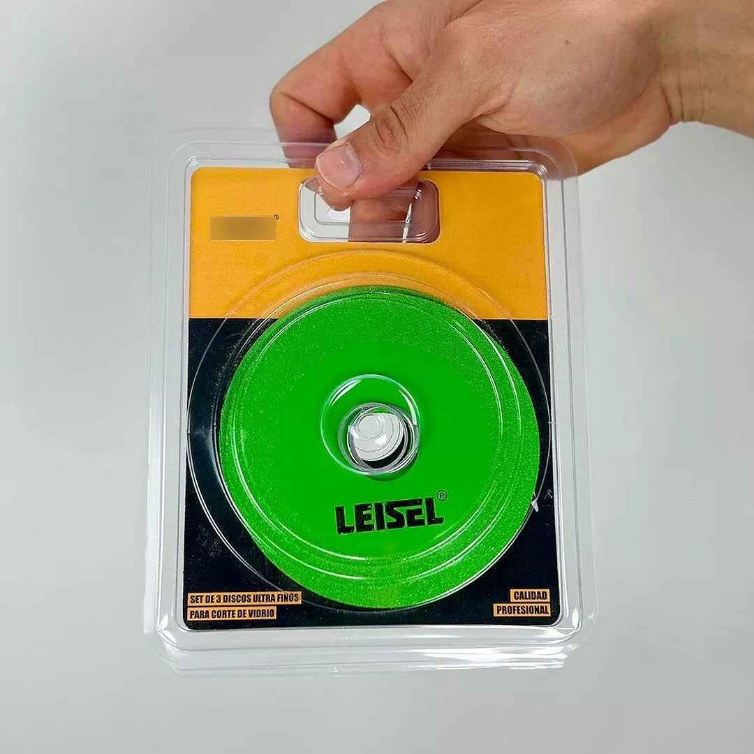 Disco De Corte Ultra Fino De Vidrio Para Amoladora Pack X3