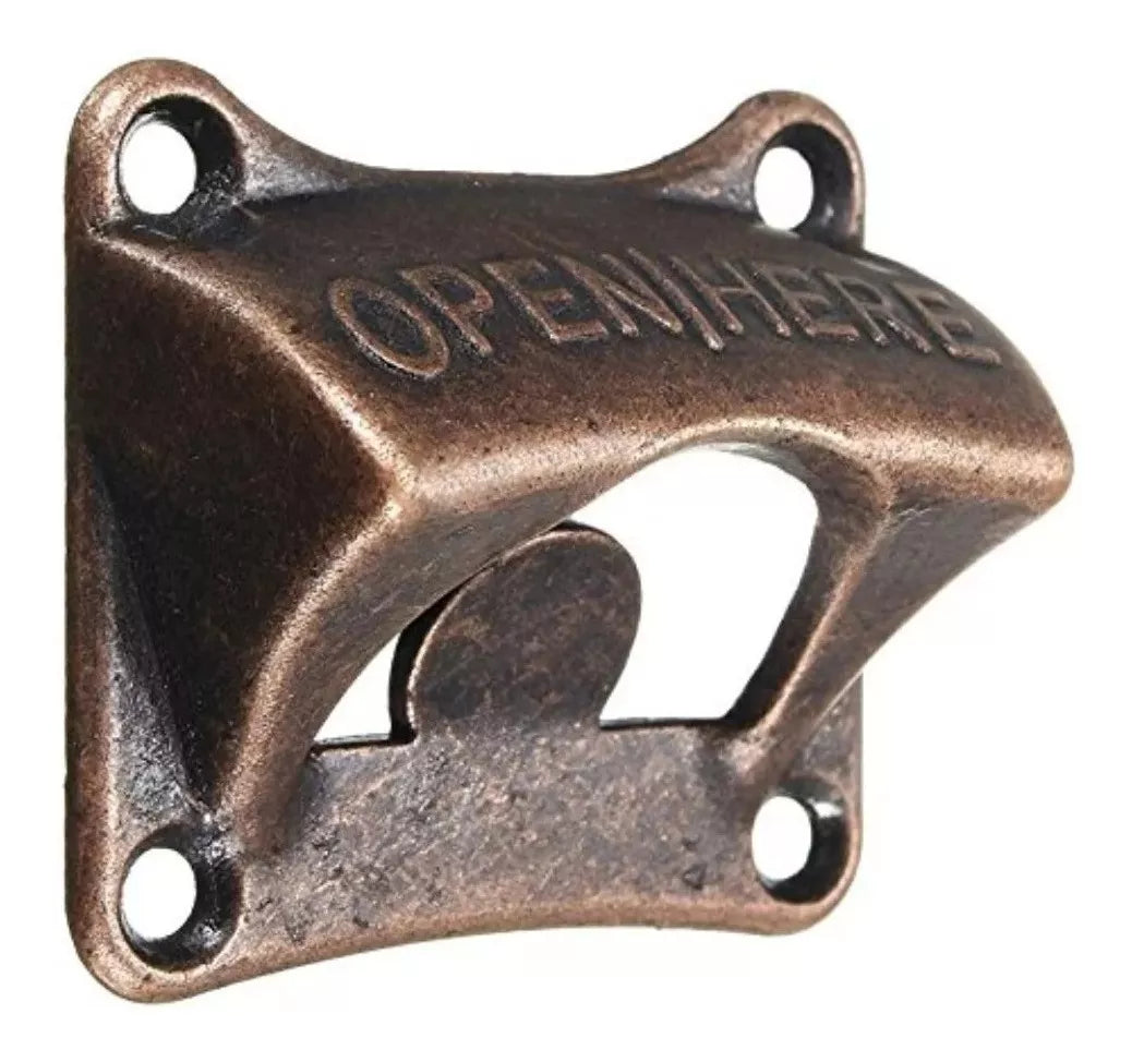 Destapador De Cerveza De Pared Vintage Hierro