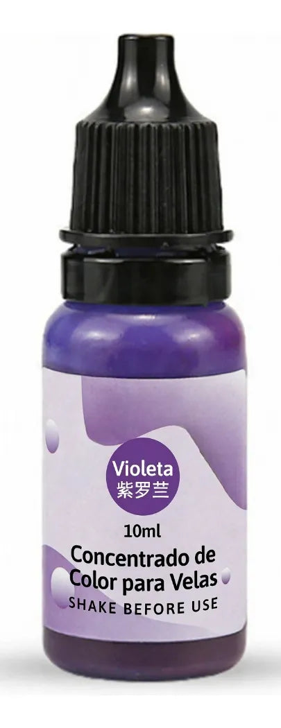 Colorante Concentrado Velas Aromatica 10ml Violeta