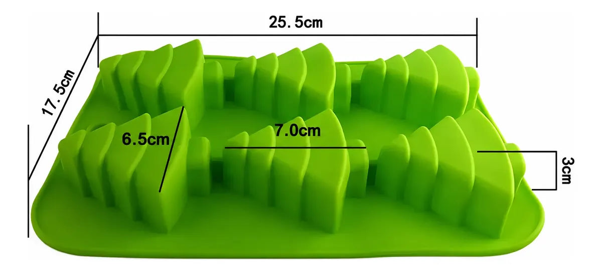 Molde Silicona Arbolitos De Navidad
