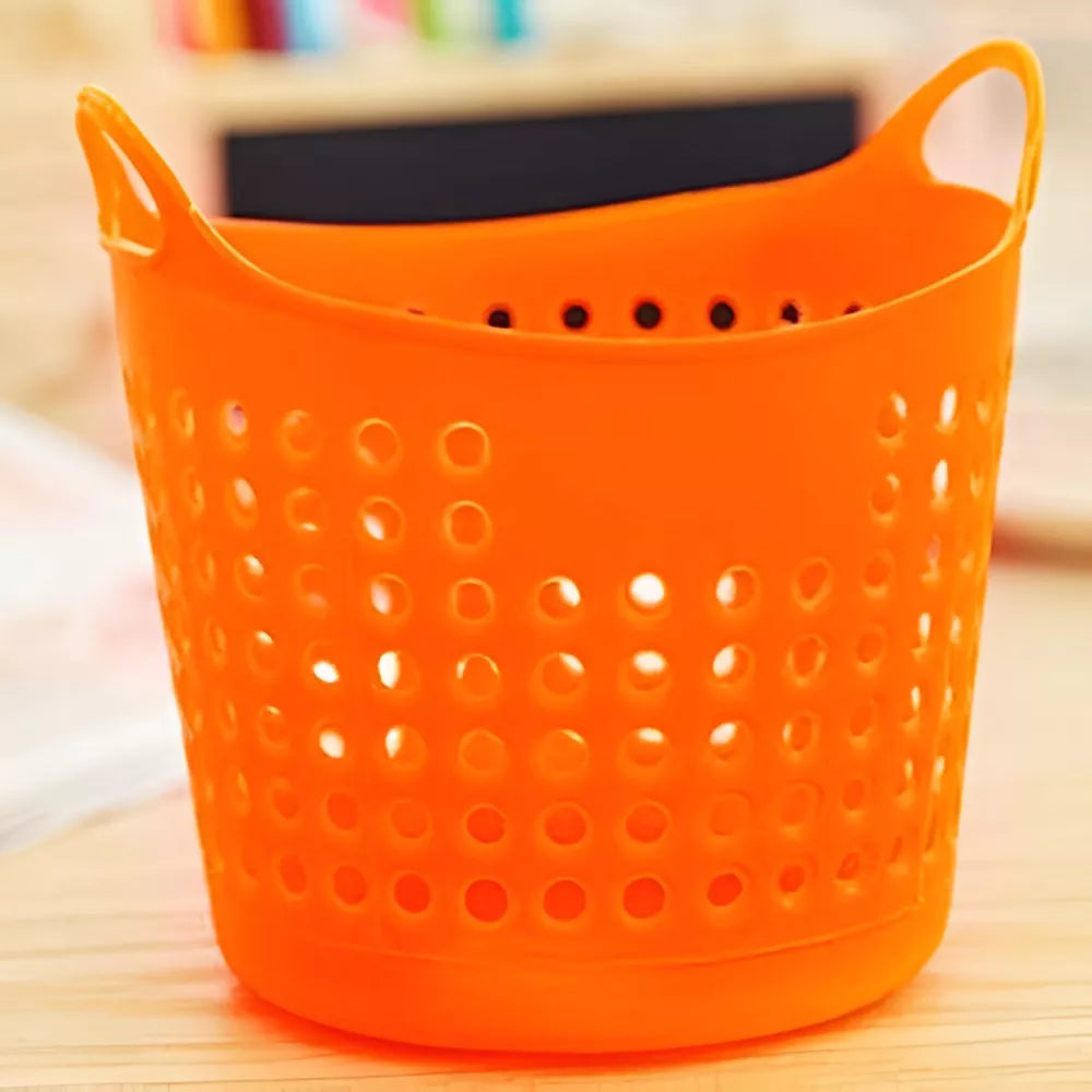 Canastita Plastica Souvenir Sorpresitas Multiuso X 10 Un Naranja