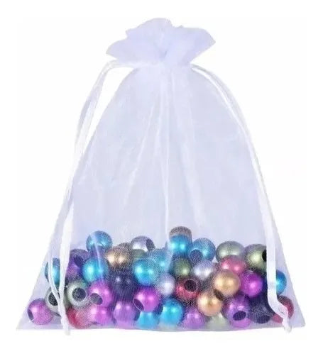 Bolsas Bolsitas De Organza Souvenirs 20x30cm Pack X25