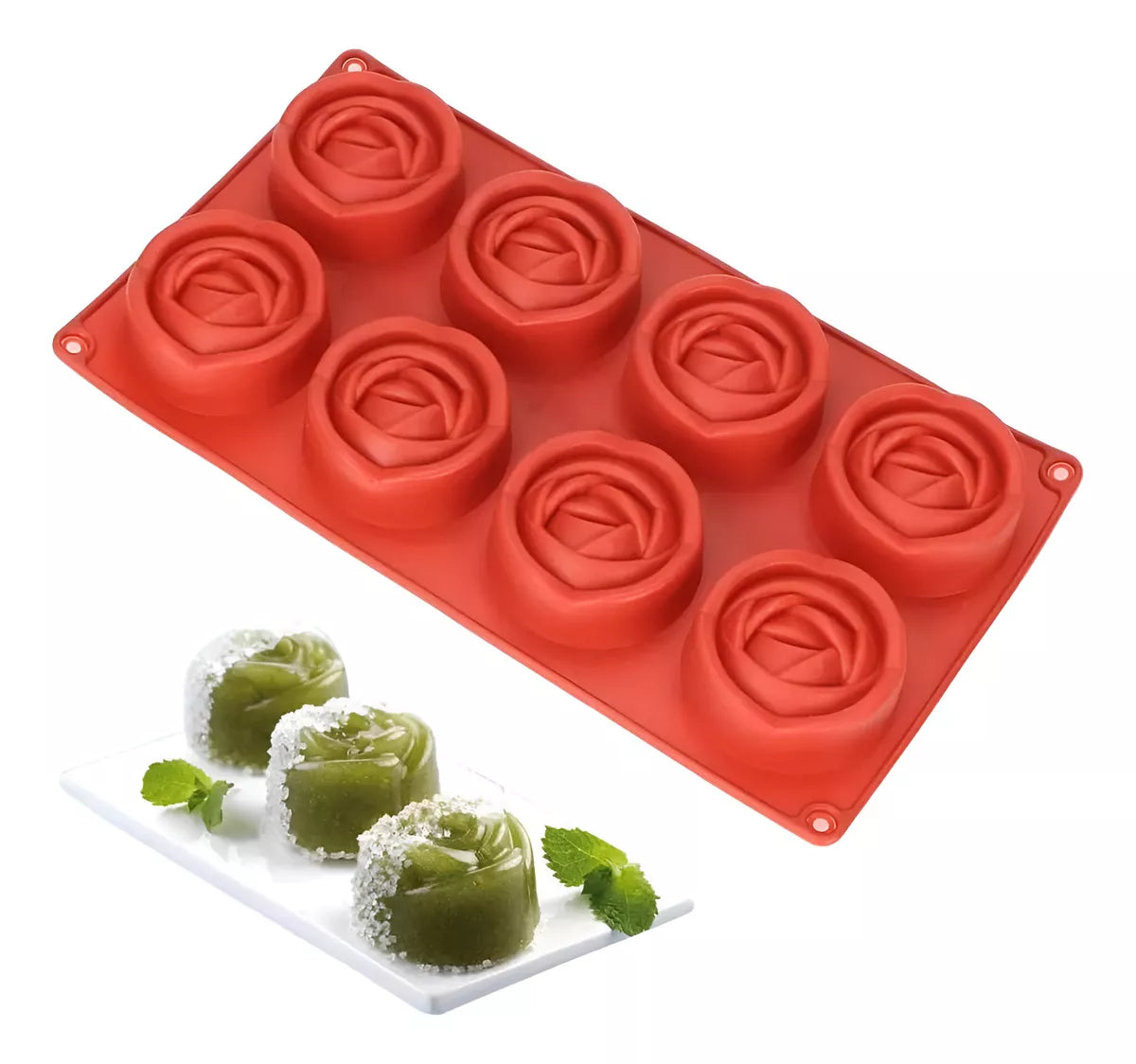 Molde Silicona Pasteles Flores Florcitas Tortas Pastelitos