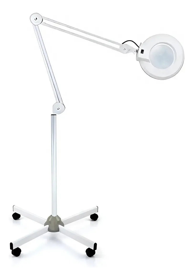 Lampara Lupa Pie Luz Gran Aumento Cosmetologo Podologo aumento x5