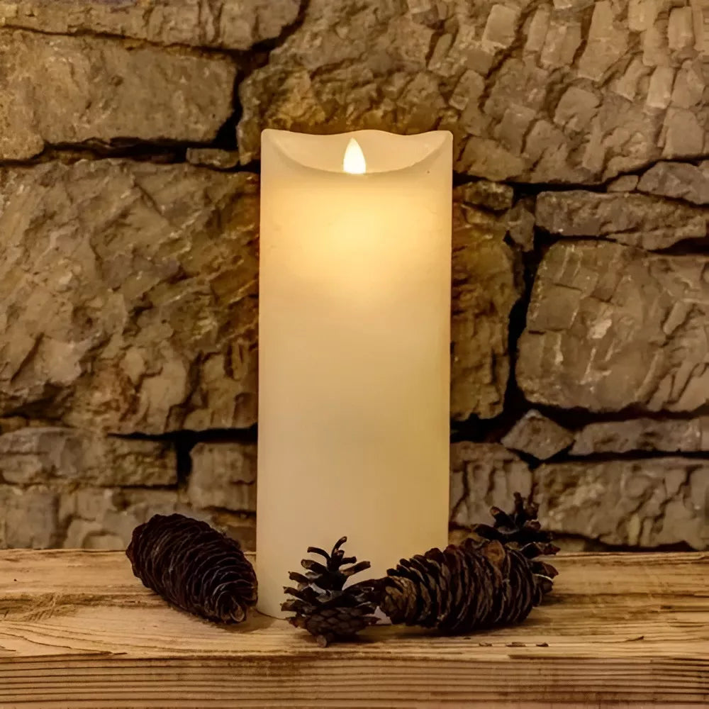 Vela Led 15cm Imitación Llama Decoración A Pila X 2 unidades