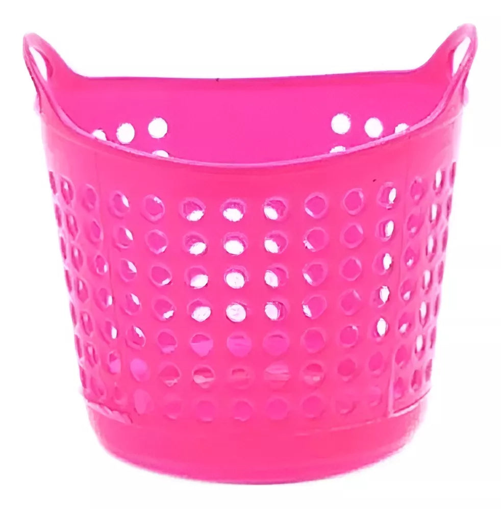 Canastita Plastica Souvenir Sorpresitas Multiuso X 10 Un Rosa