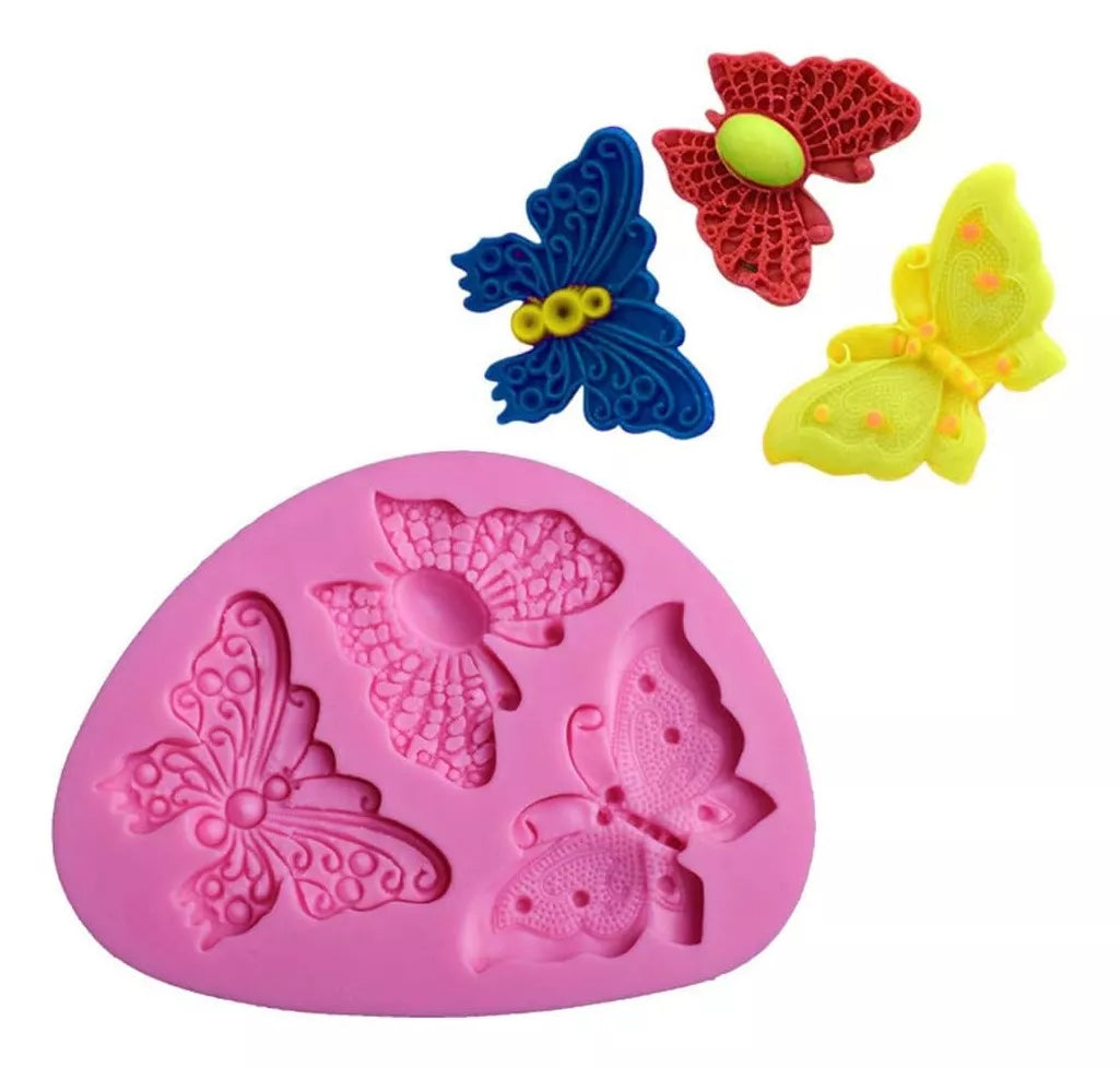 Moldes De Silicona Mariposas