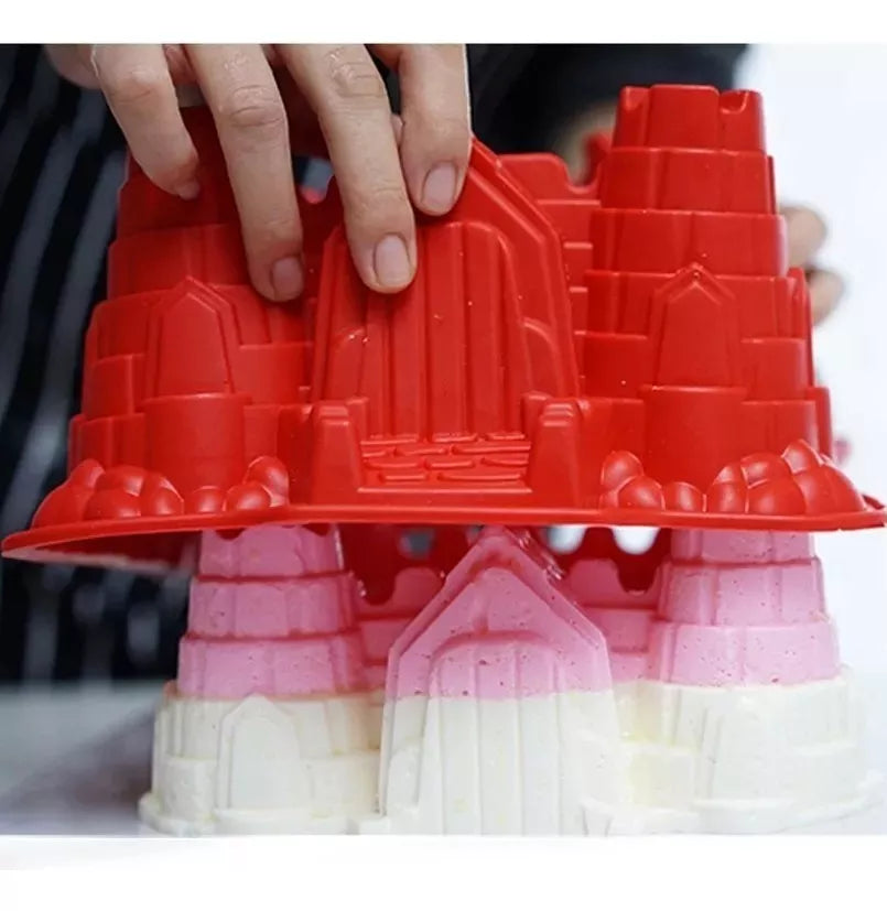 Molde 3d Castillo De Silicon Para Pasteles o tortas grandes