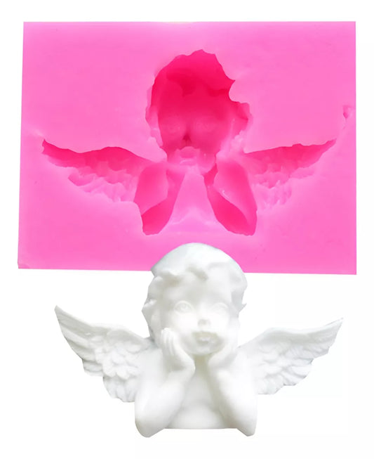 Molde Para Tortas De Silicona Forma Angel Antiadherente R-042