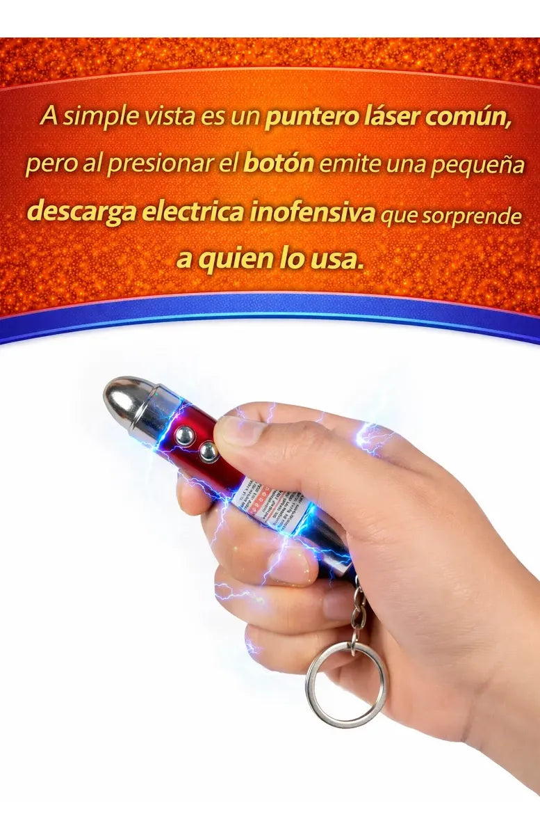 Laser De Broma Con Shock Electrico Choque Electrico Puntero