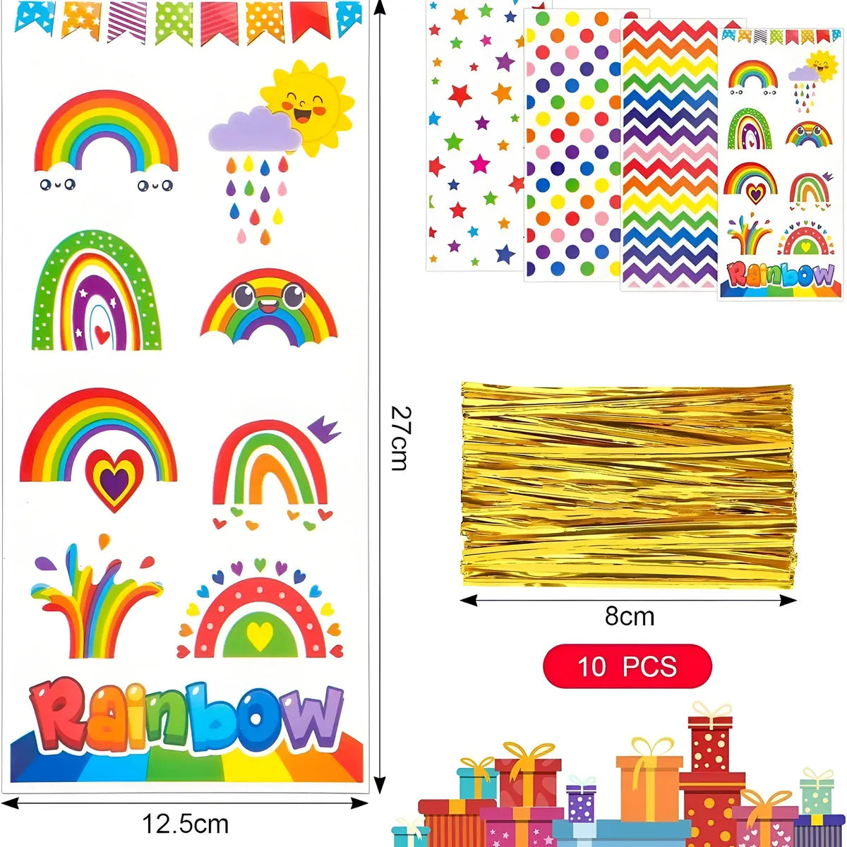 Bolsas Para Souvenir Sorpresitas Baby Shower Organza X10un