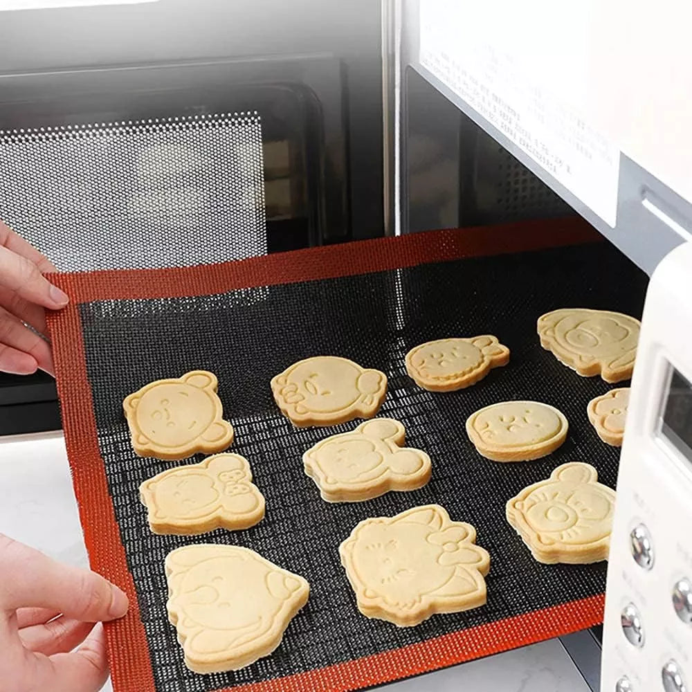 Placa Tapete De Silicona Microperforado ideal Repostería Uso Alimentico 40 cm x 30 cm