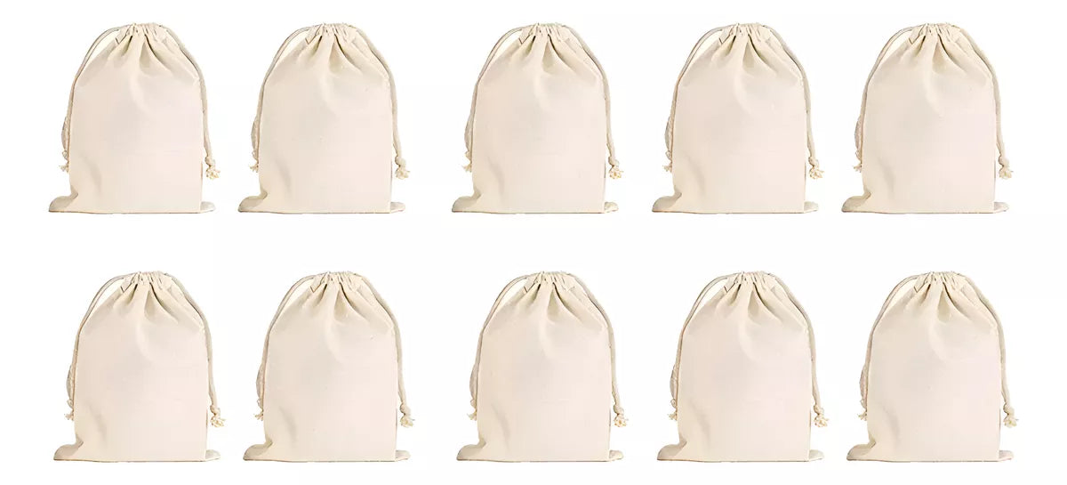 Bolsas De Lienzo 20x30cm Usos Varios Ecologica