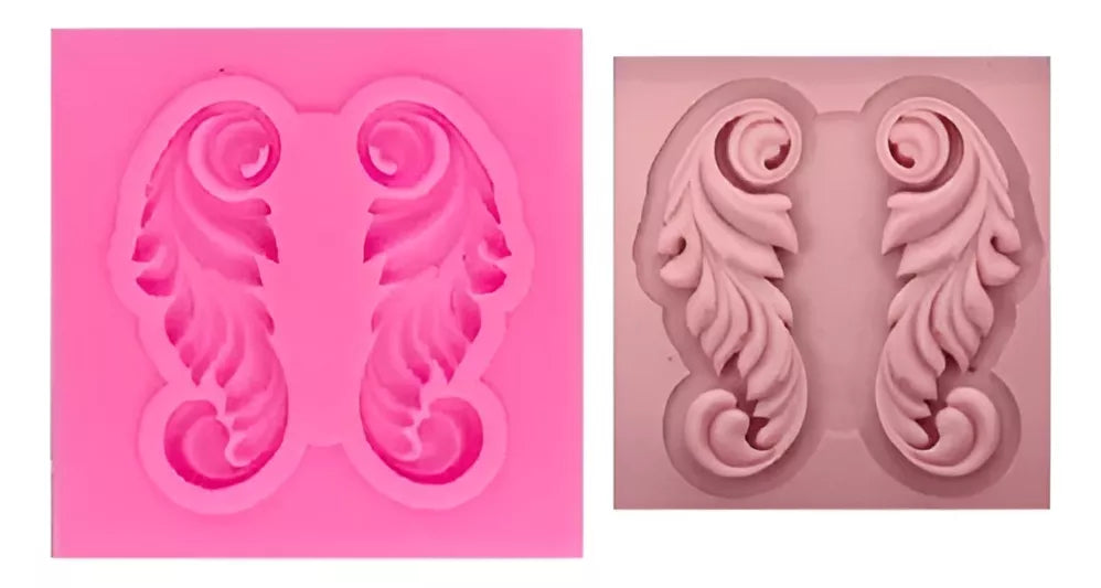 Moldes De Silicona Barroco Para Fondant R-008