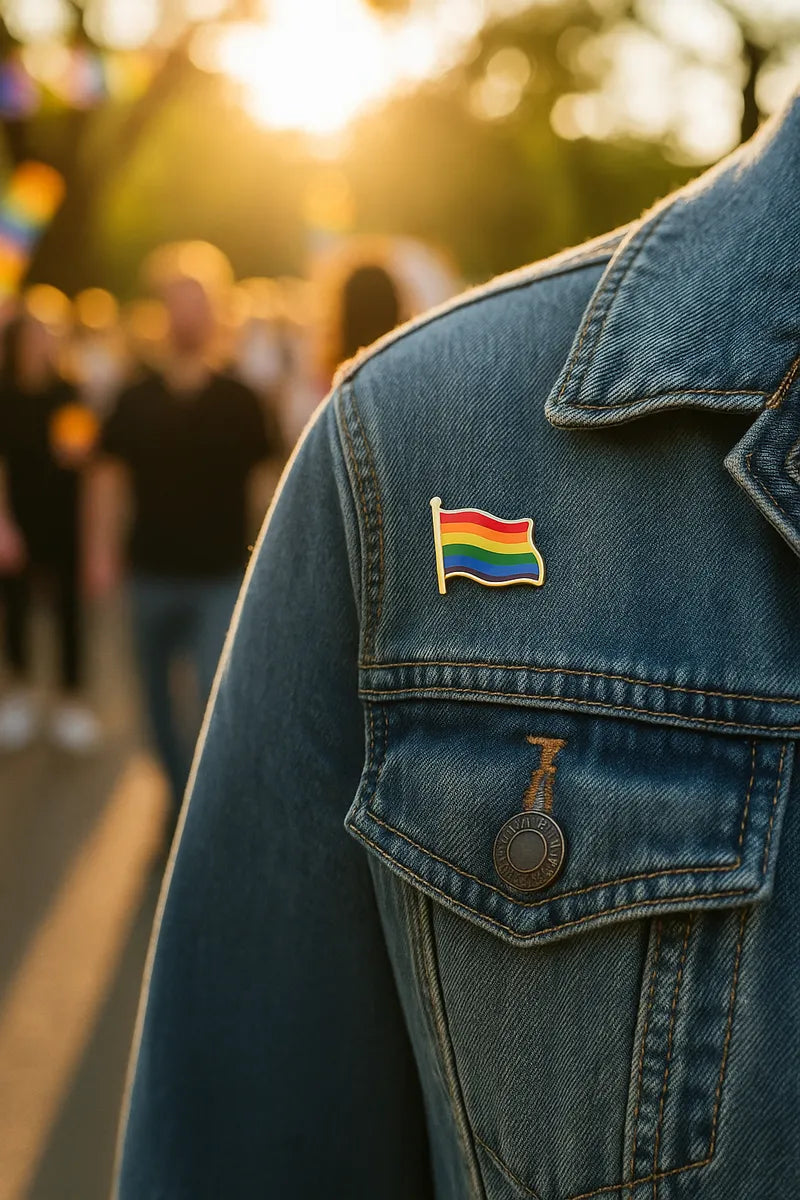 Pin Bandera Orgullo Diversidad Lgbt Metalico