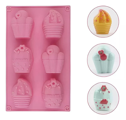 Molde De Silicona Forma De Helado Antiadherente