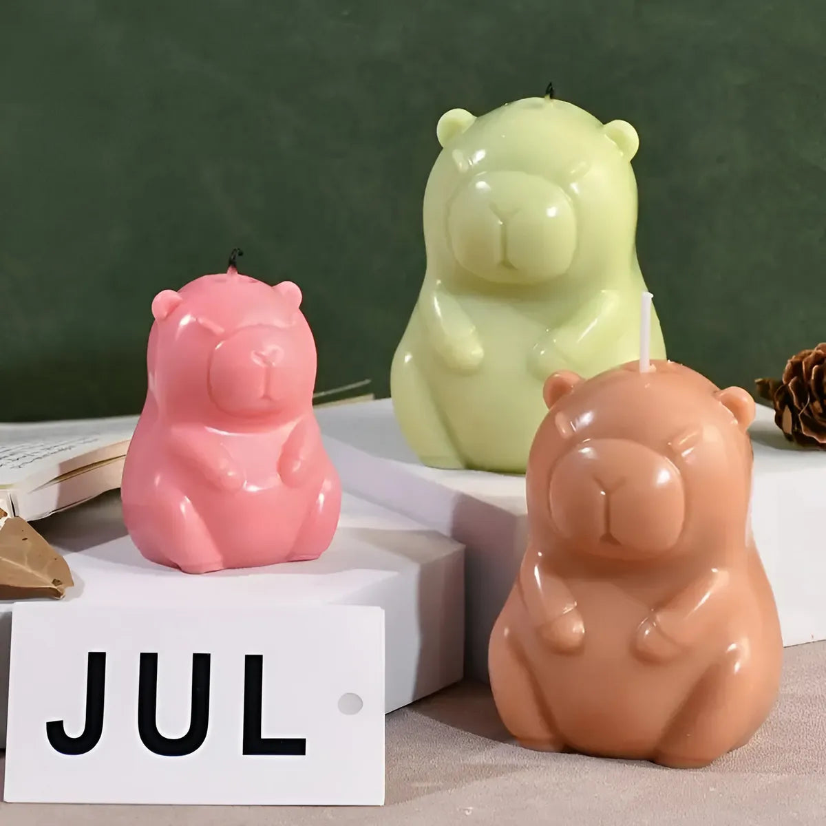 Molde Silicona Capibara Carpincho Souvenir Velas Yeso Resina