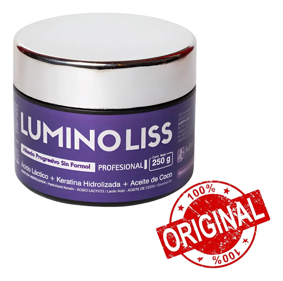 Alisado Lumino Liss Sin Formol Progresivo 250ml Original