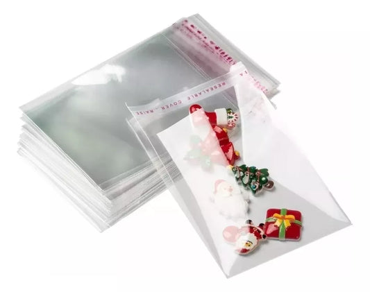 Bolsas Celofan Adhesivas Cierre Facil 7x9cm 100u