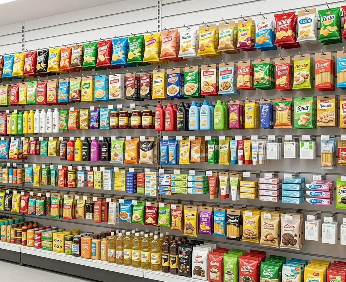Gancho Exhibidor Para Panel Ranurado 20cm