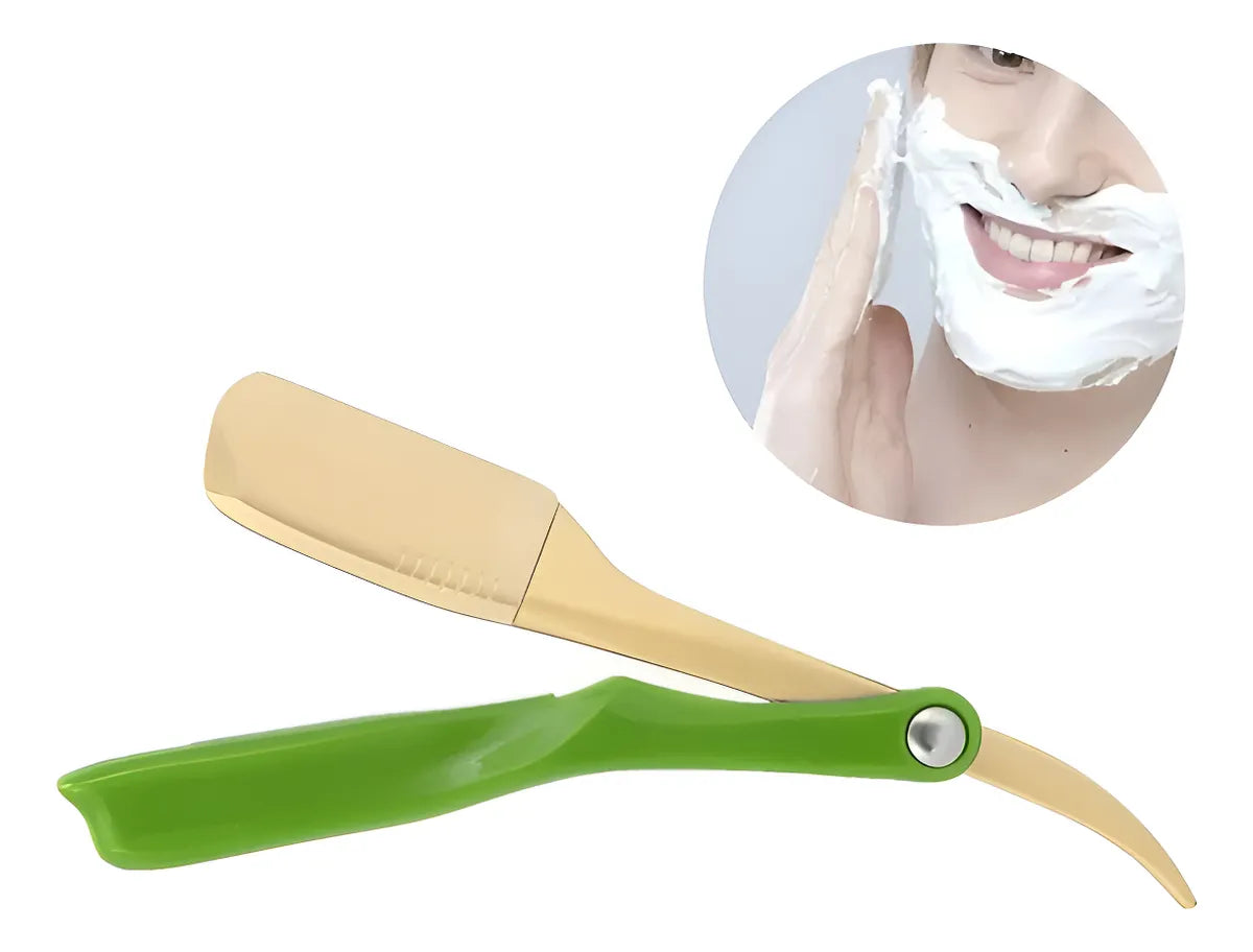 Navaja Para Barbero Afeitada Perfecta Metal Acero Inoxidable FEDE 008