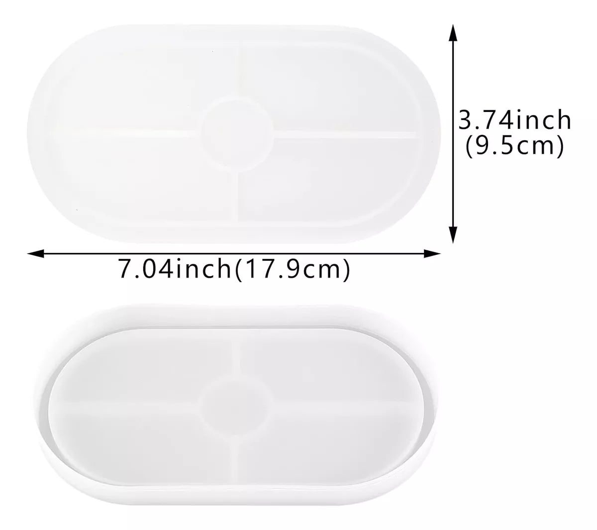 Molde Silicona Para hacer Cenizero o Posavasos de Resina Epoxi
