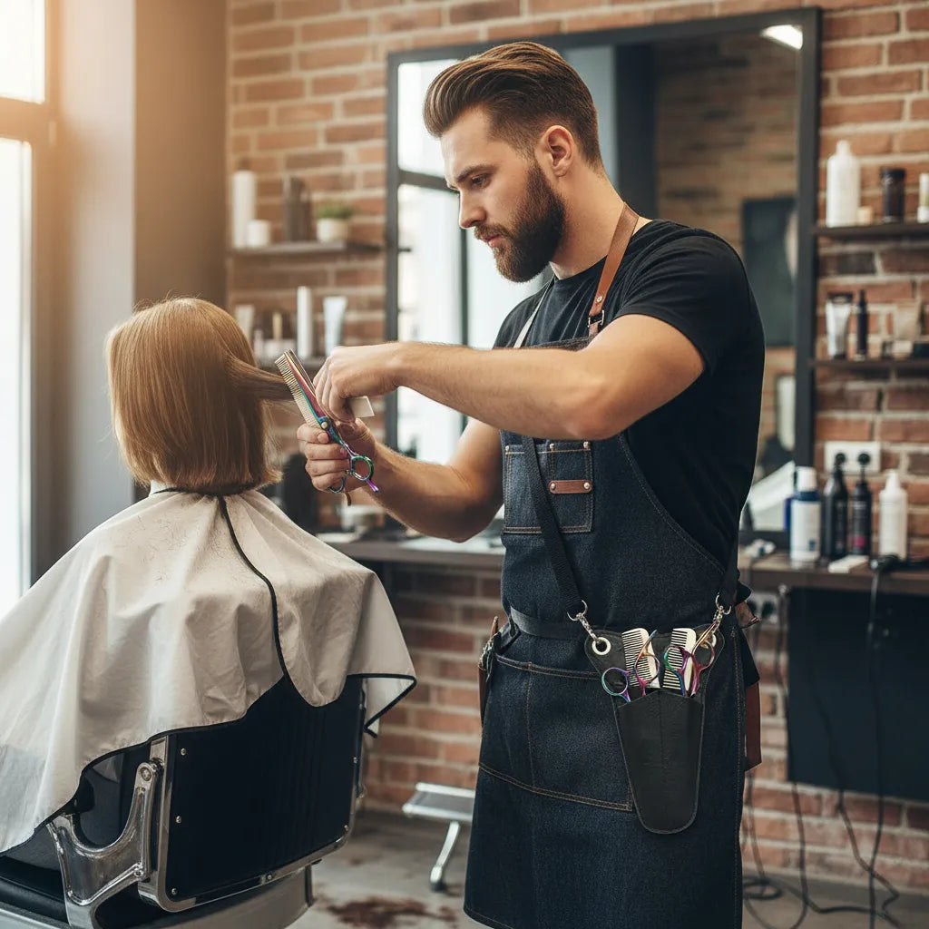 Porta Tijeras Para Barbero Peluqueria Con Correa FEDE ADELANTE 11