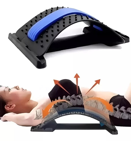 Masajeador Estiramiento Espalda Alivia Dolor Columna Lumbar