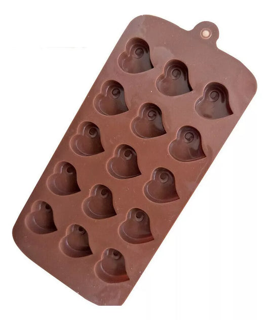 Moldes De Silicona bombones corazon chico n5