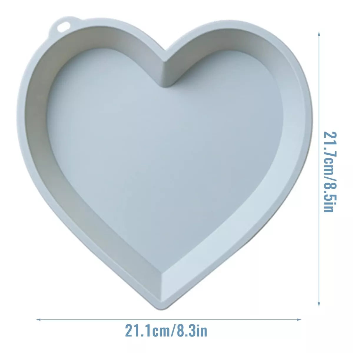 Molde De Pastel De Silicona Corazon Grande